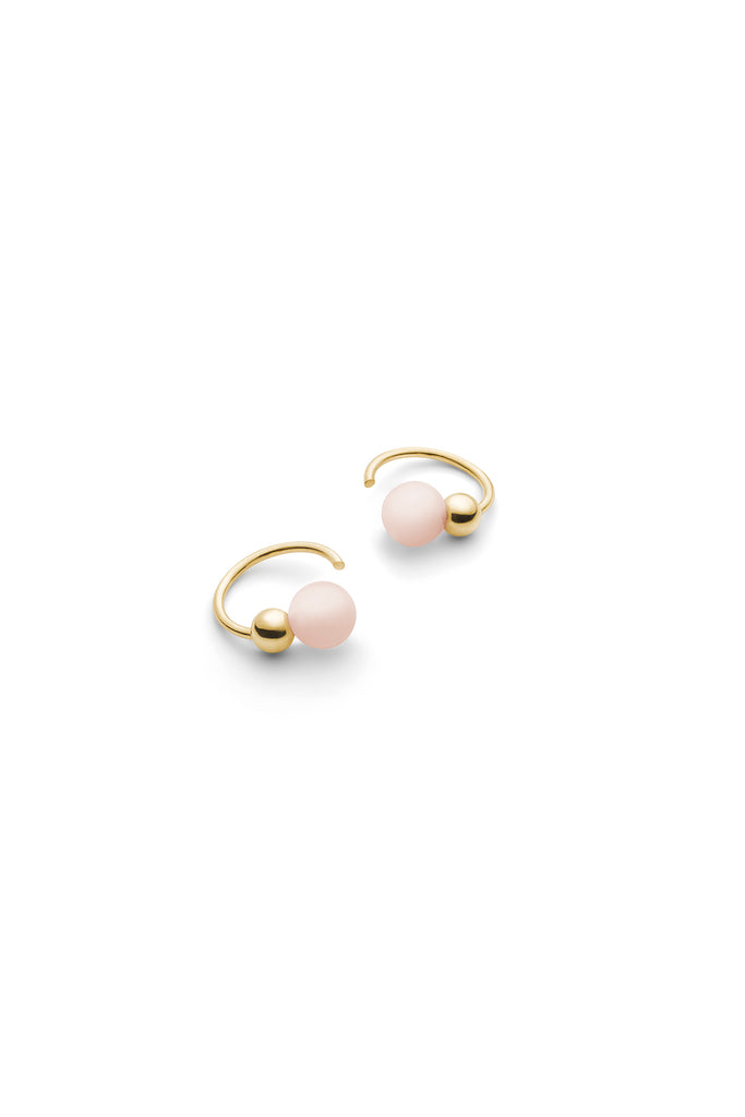 JUKSEREI DAWN BUBBLE TWIST EARRINGS
