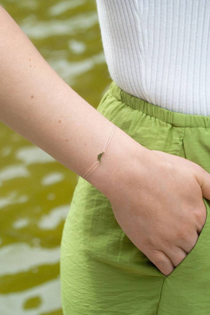 JUKSEREI GOOD LUCK BRACELET CROISSANT