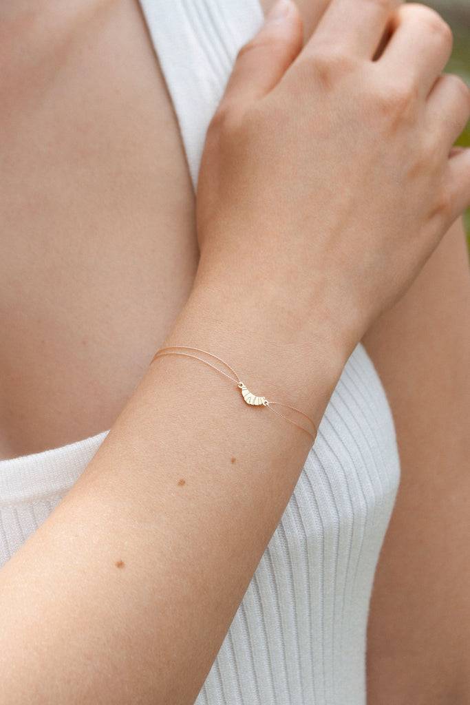 JUKSEREI GOOD LUCK BRACELET CROISSANT