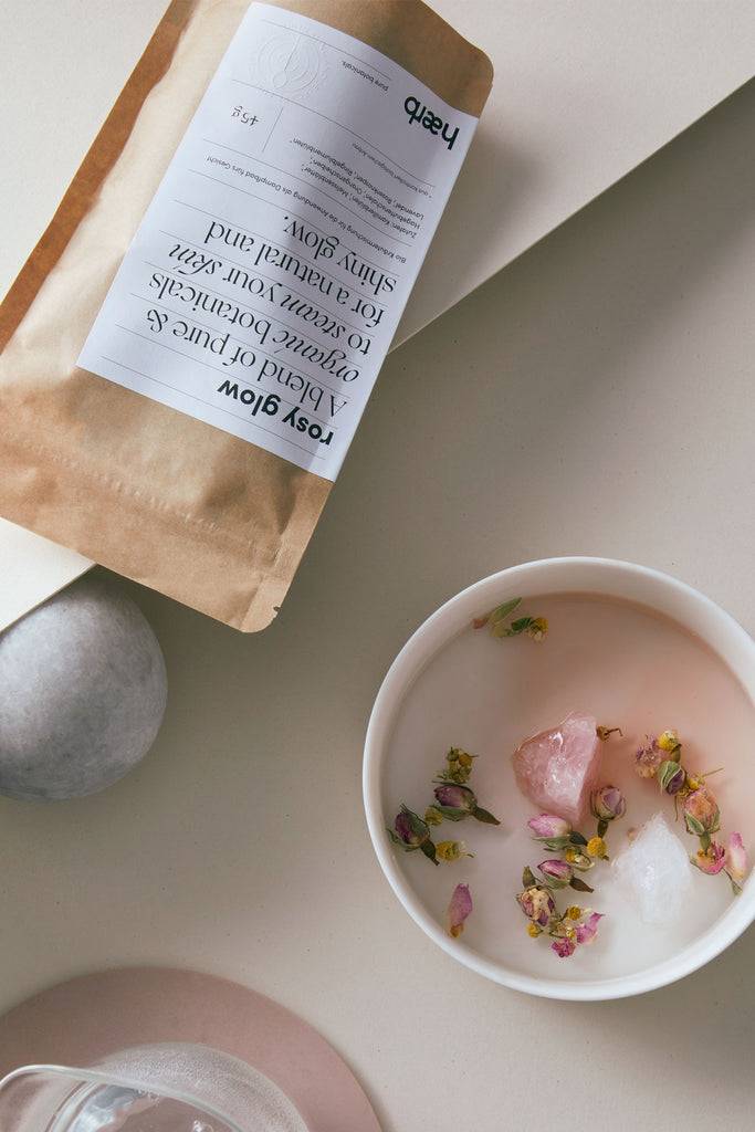 JUKSEREI HÆRB · ORGANIC FACIAL STEAM BATH ROSY GLOW