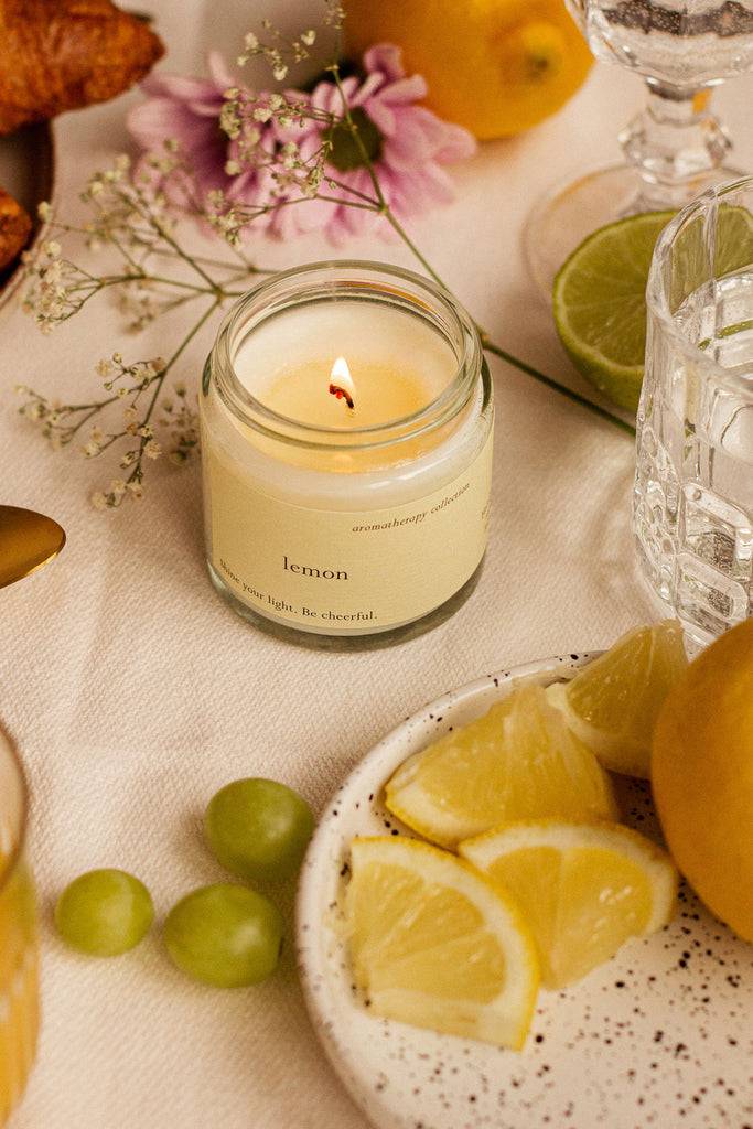 JUKSEREI LIMA · LEMON SCENTED SOY CANDLE