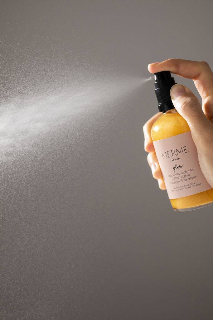 JUKSEREI MERME · FACIAL ANTIOXIDANT MIST GLOW