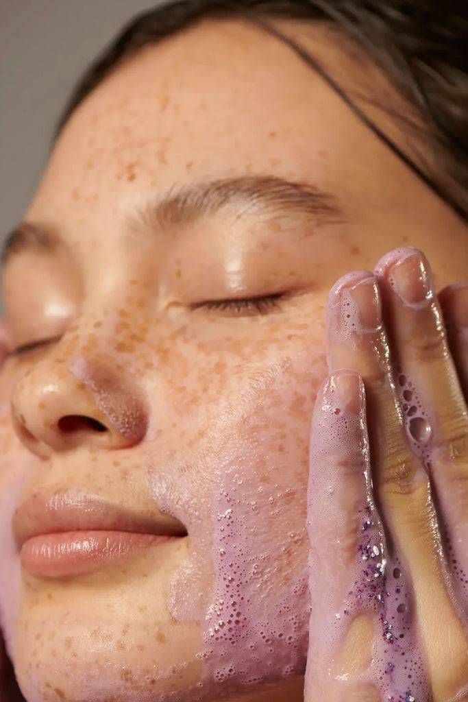 JUKSEREI MERME · FACIAL CLEANSER WITH PURPLE CARROT