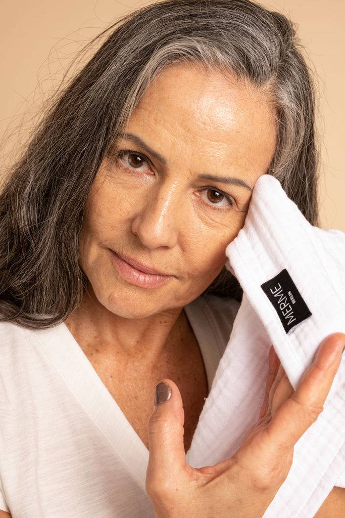 JUKSEREI MERME · FACIAL MUSLIN CLOTHS 3PAX