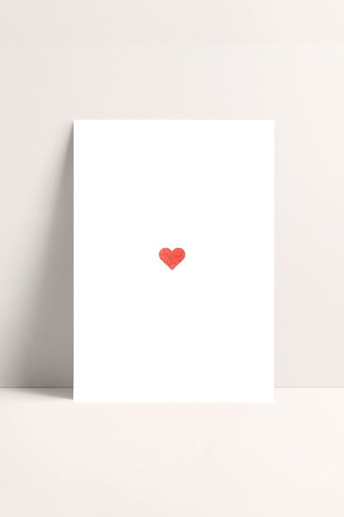 JUKSEREI POSTCARD · HEART (RED)