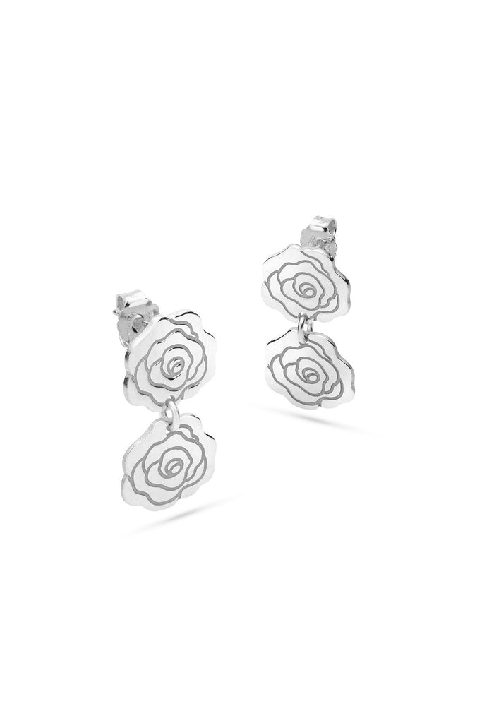 JUKSEREI ROSE DUO EARRINGS