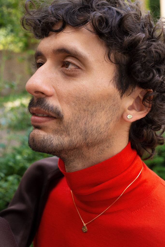 JUKSEREI ROSE EAR STUDS