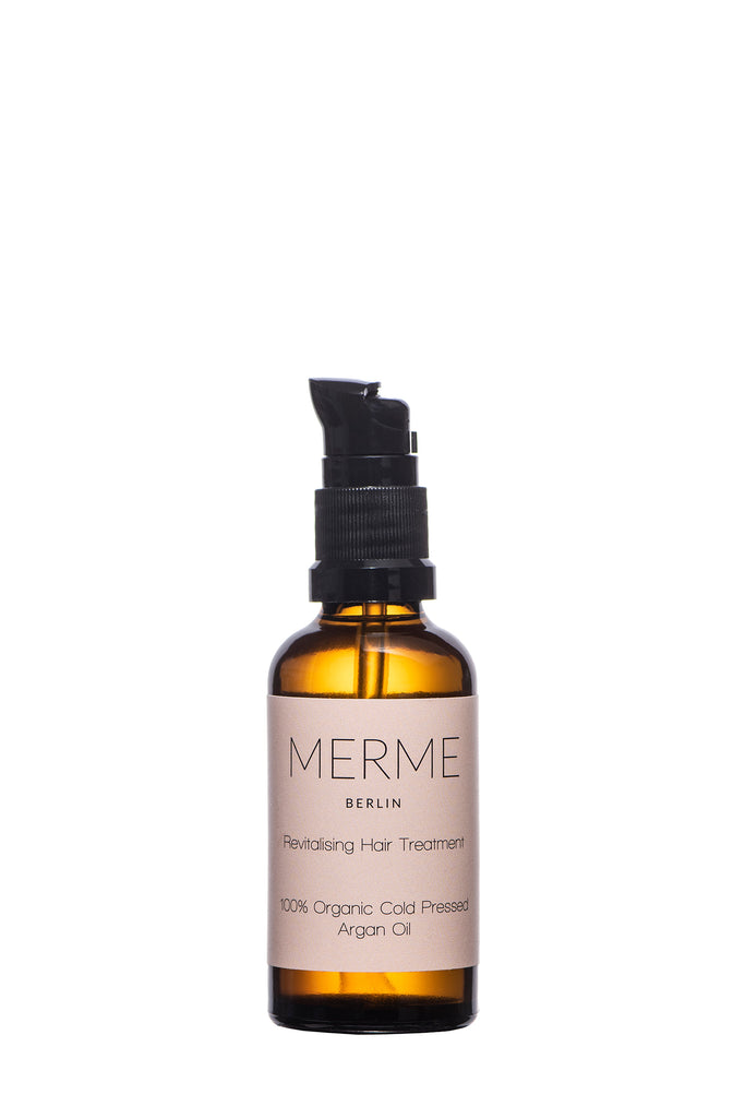 JUKSEREI MERME · REVITALISING HAIR TREATMENT (100% ORGANIC ARGAN OIL)