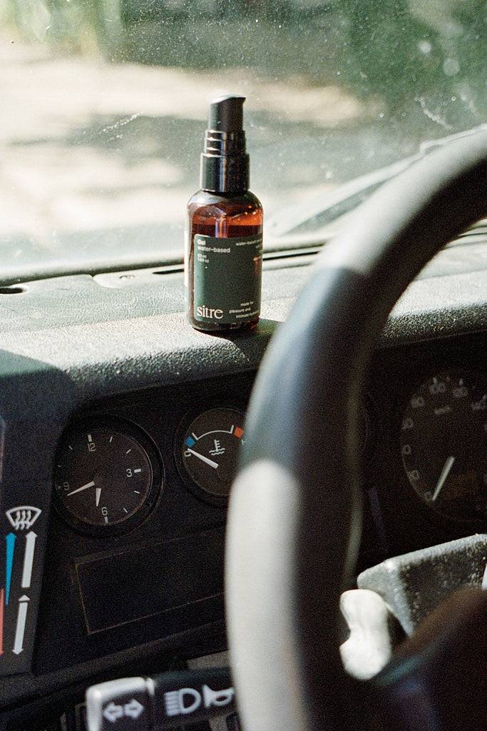 JUKSEREI SITRE · WATER-BASED SEX GEL TRAVEL SIZE · NATURAL LUBRICANT