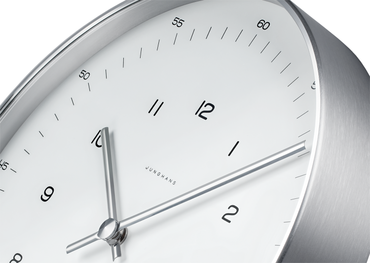 Junghans Max Bill Wanduhr Funk/RC 30cm