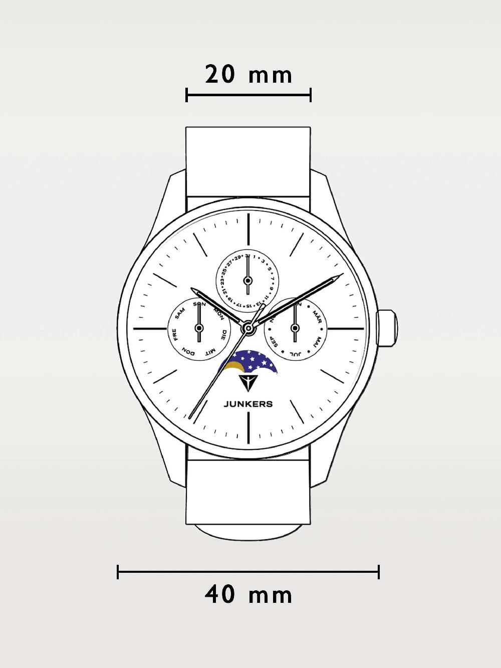 Junkers Tante JU Mondphase