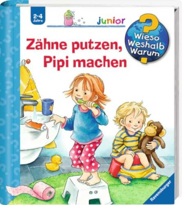 Ravensburger 32887 Wieso? Weshalb? Warum? Junior 52 Zähne putzen, Pipi machen