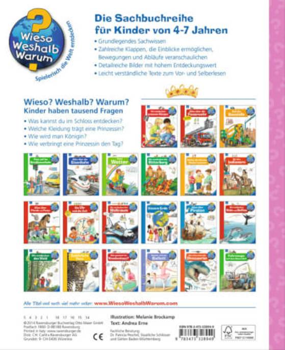 Ravensburger 32894 Wieso? Weshalb? Warum? 15: Alles über Prinzessinnen