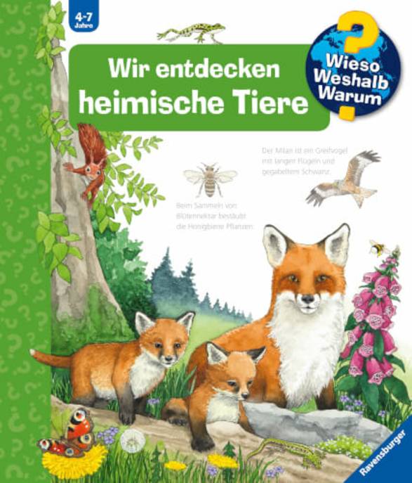 Ravensburger 32948 Wieso?Weshalb?Warum? 71 Wir entdecken heimische Tiere