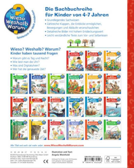 Ravensburger 33252 Wieso? Weshalb? Warum? 25: Die Uhr Und Die Zeit