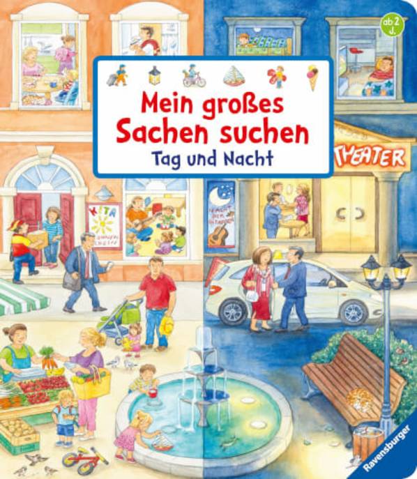 Ravensburger 43770 Mein großes Sachen suchen: Tag und Nacht