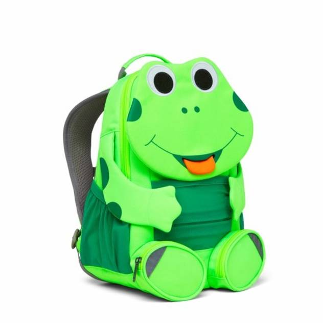 Affenzahn Rucksack "Großer Freund - Frosch Neon"