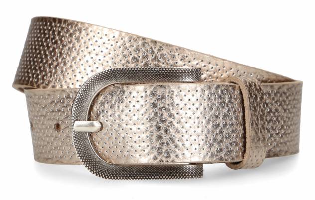 Bernd Götz Gürtel mit Metallic-Optik