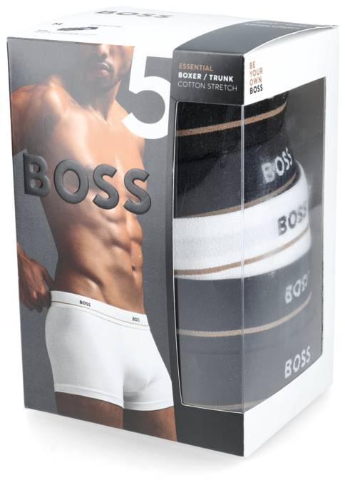 BOSS black Boxershorts "Essential", 5er-Pack