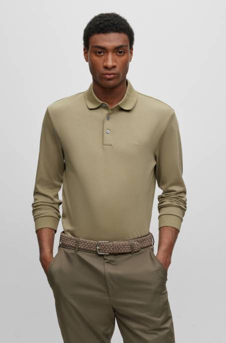 BOSS Black Longsleeve-Poloshirt "Pado 30"