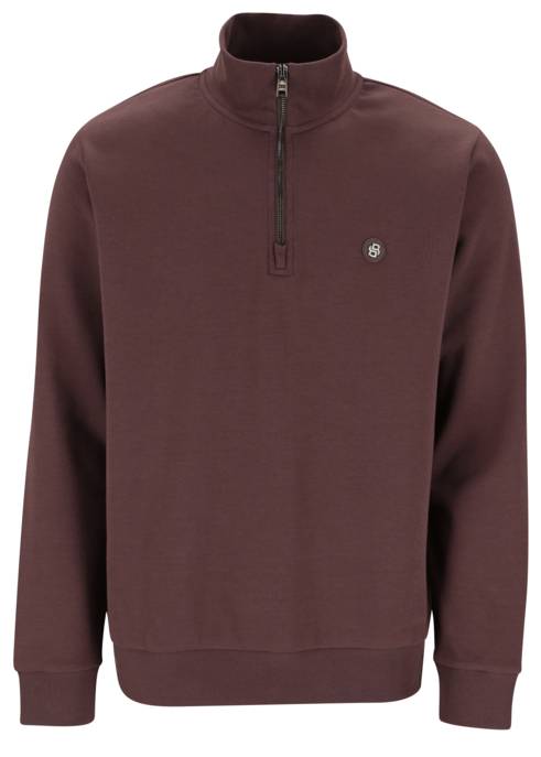 BOSS Black Pullover Mit Halbem Zipper