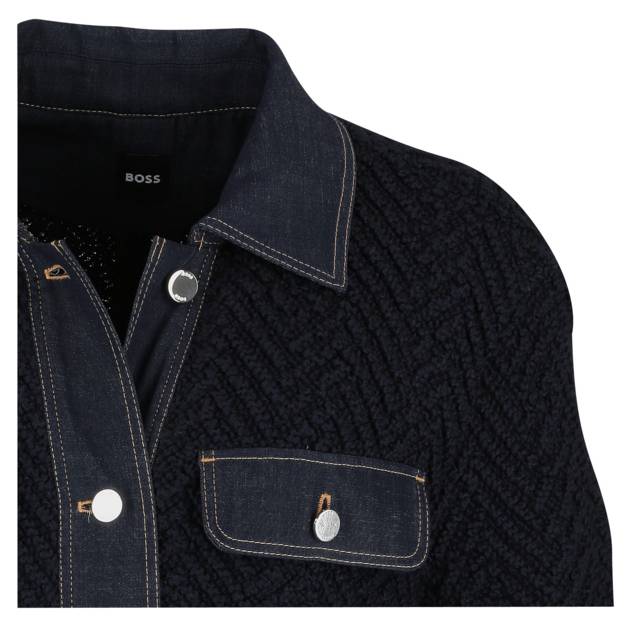 BOSS Black Tweed-Jacke "Jakisa"