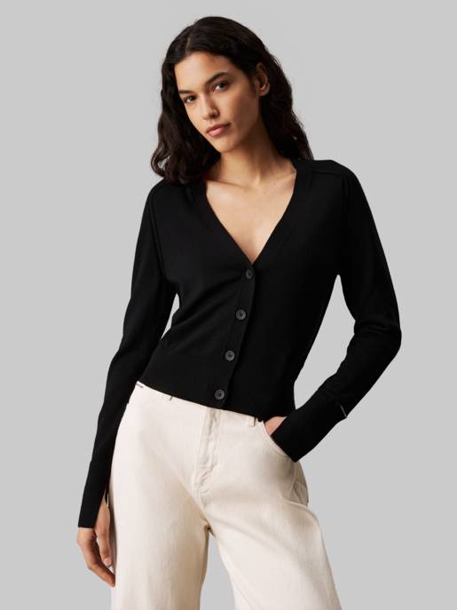 CALVIN KLEIN Cardigan Mit V-Ausschnitt
