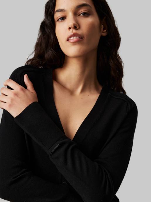 CALVIN KLEIN Cardigan Mit V-Ausschnitt
