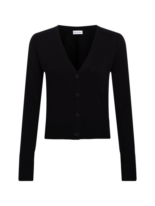 CALVIN KLEIN Cardigan mit V-Ausschnitt