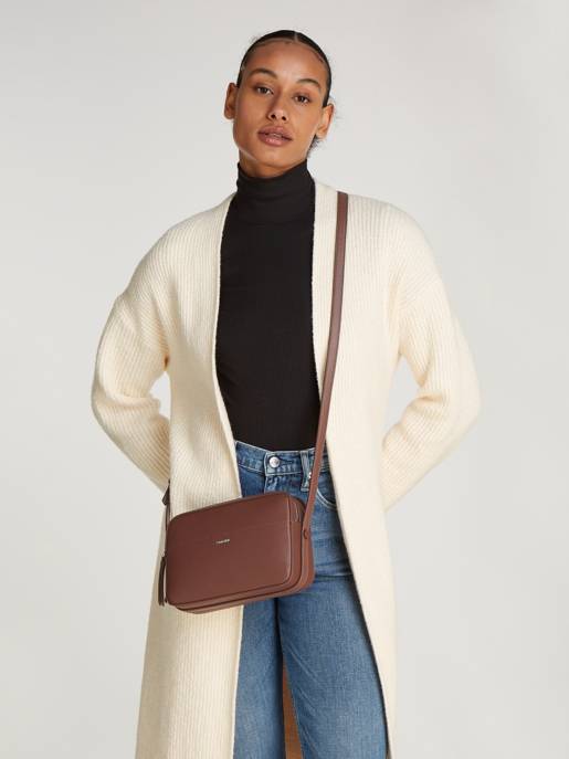 CALVIN KLEIN CK BUSINESS CAMERA BAG_SAFFIANO