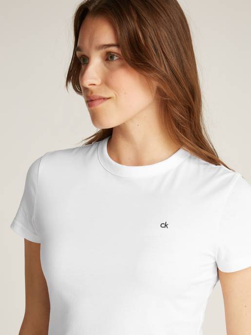 CALVIN KLEIN CK EMB GRAPHIC SLIM T-SHIRT