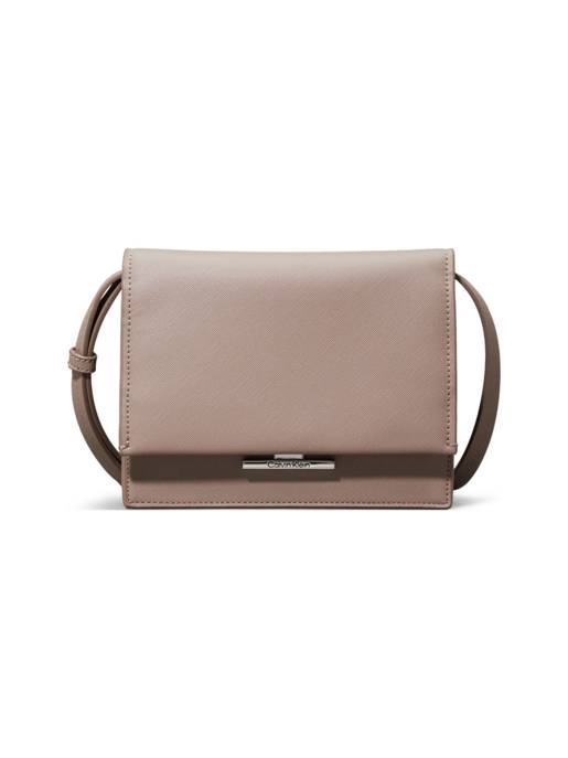 CALVIN KLEIN CK LINEAR CROSSBODY_SAFFIANO