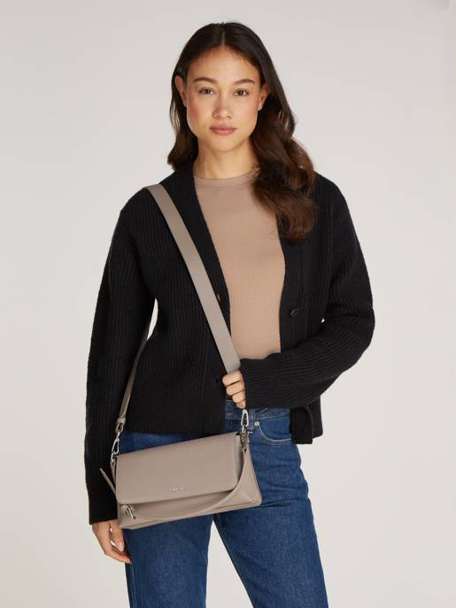 CALVIN KLEIN CK MUST CONV SHOULDER BAG_MONO