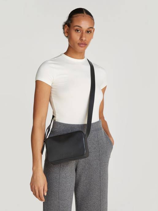 CALVIN KLEIN EMBOSSED LOGO CAMERA BAG