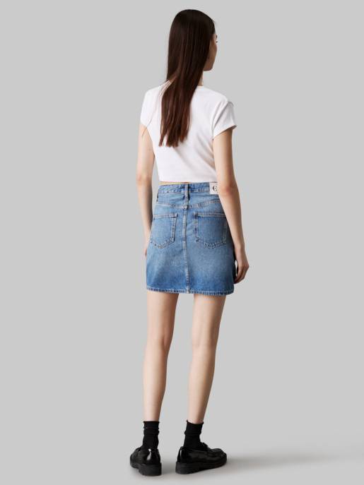 CALVIN KLEIN JEANS A- LINE MINI SKIRT