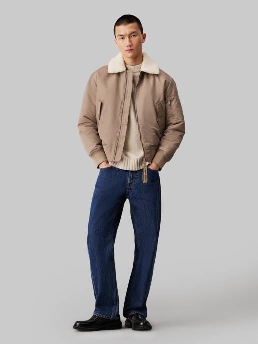 CALVIN KLEIN JEANS AVIATOR SHERPA JACKET