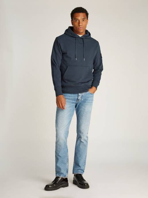 CALVIN KLEIN JEANS Badge-Hoodie aus Baumwolle