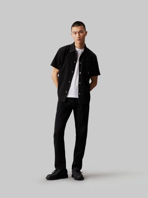 CALVIN KLEIN JEANS CAMP DENIM SHIRT