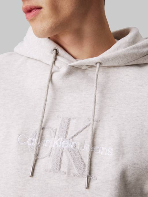 CALVIN KLEIN JEANS CHENILLE MONOLOGO HOODIE