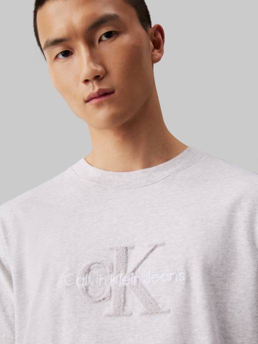 CALVIN KLEIN JEANS CHENILLE MONOLOGO TEE