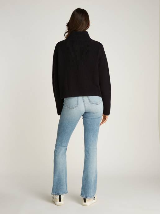 CALVIN KLEIN JEANS CHUNKY LOOSE HIGH NECK SWEATER