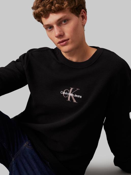 CALVIN KLEIN JEANS CITY GRID LS TEE