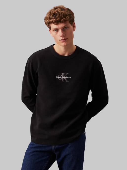 CALVIN KLEIN JEANS CITY GRID LS TEE