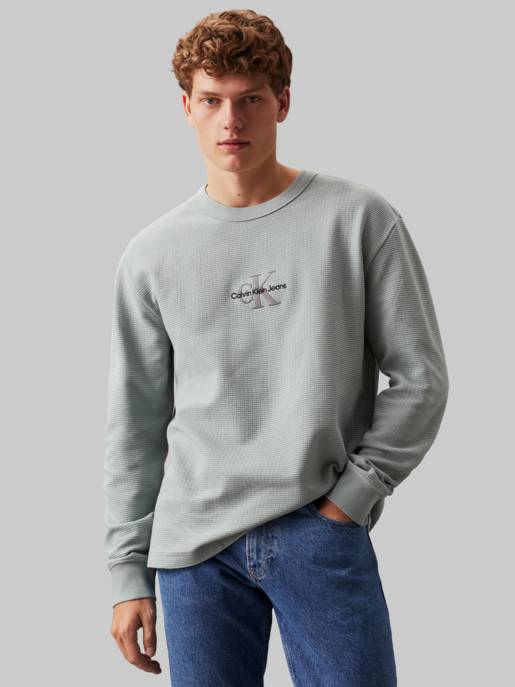 CALVIN KLEIN JEANS CITY GRID LS TEE