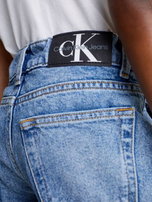 CALVIN KLEIN JEANS DAD ICONIC MID BLUE DENIM