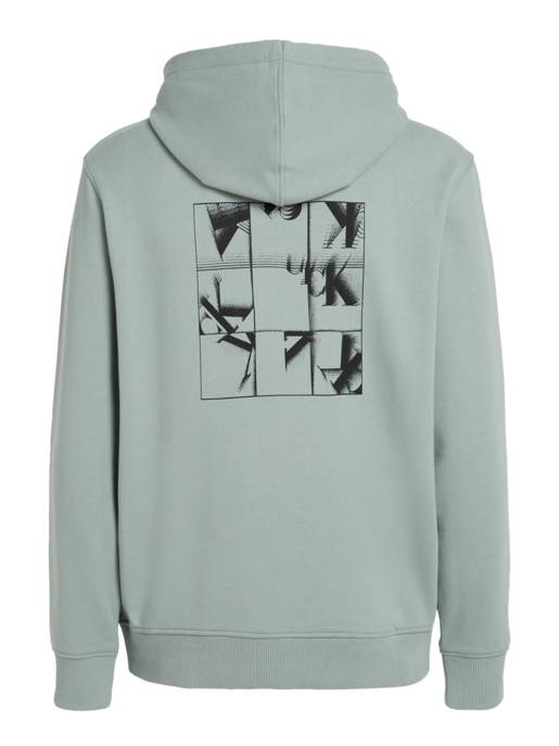 CALVIN KLEIN JEANS GRID MONOGRAM HOODIE