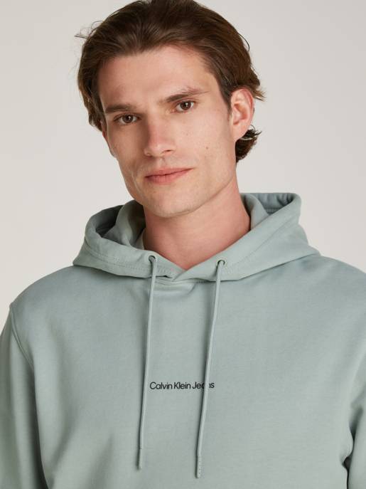 CALVIN KLEIN JEANS GRID MONOGRAM HOODIE