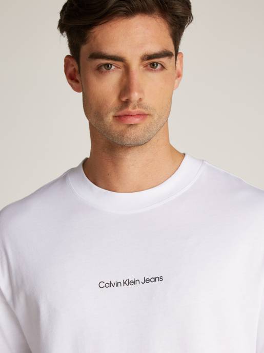 CALVIN KLEIN JEANS GRID MONOGRAM TEE