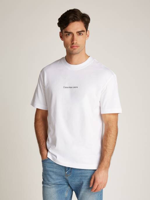 CALVIN KLEIN JEANS GRID MONOGRAM TEE