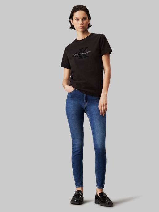 CALVIN KLEIN JEANS HIGH RISE SUPER SKINNY ANKLE